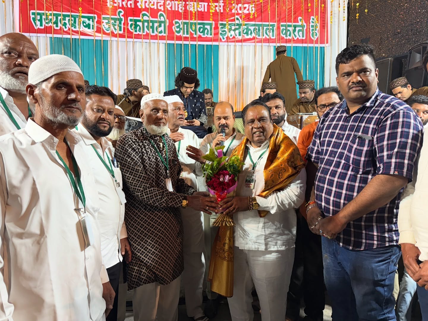 Community felicitation ceremony honoring Bhausaheb Wakchaure